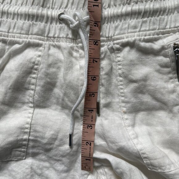 Athleta Straight Leg Pants Women's Size 8/T White Minimalist Stretch Everyday - Picture 6 of 12